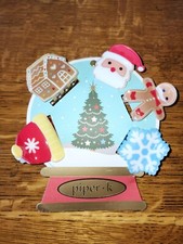 NEW Piper K Christmas Novelty Claw Hair Clip 5pk Girls Women Holiday Winter