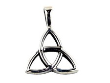 Charmed Collier Symbol Triquetra Aus Silber Mit Kette Triquetra Silver Pendant