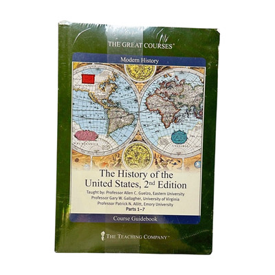 The Great Courses Modern History of USA Course Book & 14 DVDS New Sealed