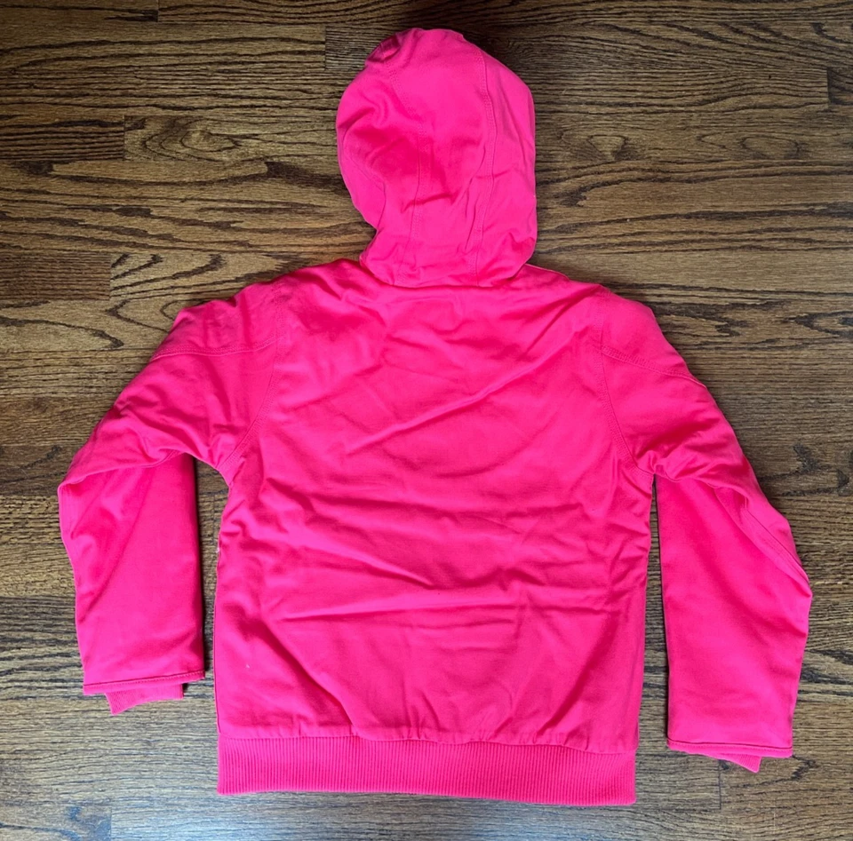 Carhartt Kid Girls Raspberry Canvas Insulated Hood Active Jacket XS, S, M, L NWT - Image 4 of 4