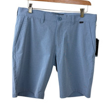 Travis Mathew NEW Beck Shorts Blue Performance Golf Stretch Comfort Size 32