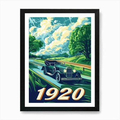 Aihrgdesign A Retro Industrial Post Gerahmtes Wandbild Poster Leinwanddruck Bild