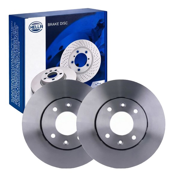 2X Hella Pagid Bremsscheiben Ø280Mm Vorne Passend FüR Kia Carens 54317-image