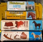 BOTW Lot Of Horses 2 Thunderbolts Tan & Bay, Pancho & Thundercolt Johnny West