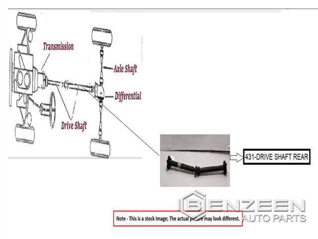 Maserati Ghibli 2014 Rear Driveshaft