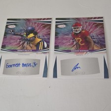 SAGE NCAA Football Trading Card Lot - Hollis Jr., McDonald, Autograph, 2 Cards