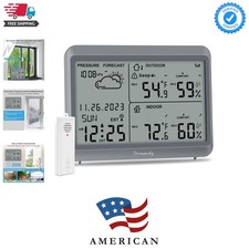 Smart Weather Station with Large Display For Accurate Indoor/Outdoor Temp