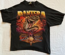Vintage 1998 Pantera European Tour Shirt XL Winterland Snake CFH Trendkill Era