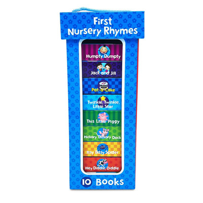 First Nursery Rhymes (Ten Mini-Board Book Tower Set)