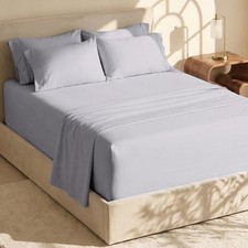Sheet Set Cal King 6 Piece Extra Deep Pocket 18-24 Light Lavender Hearth Harbor