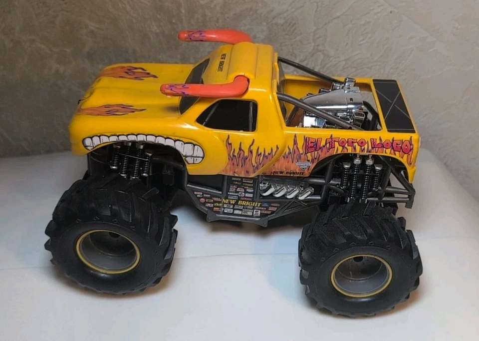 Monster Jam El Toro Loco Yellow Truck Remote Radio Control New Bright RC - Image 2 of 4