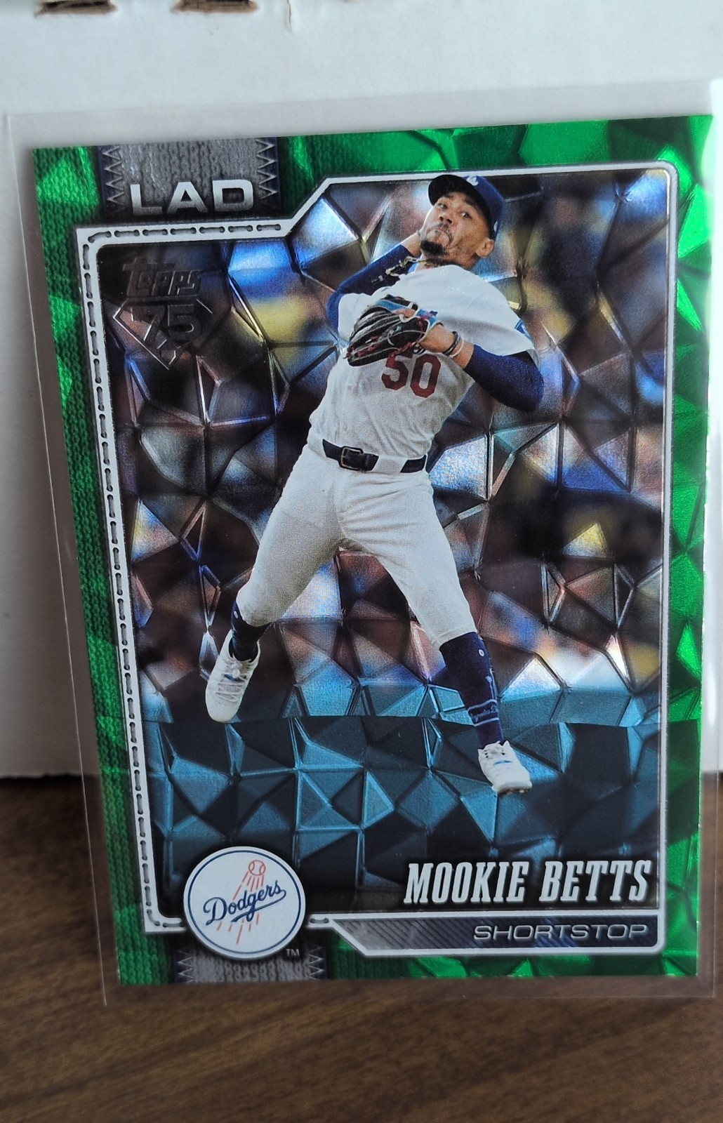 2026 Topps Series 1 - Mookie Betts #41 Green Diamante Foil /99