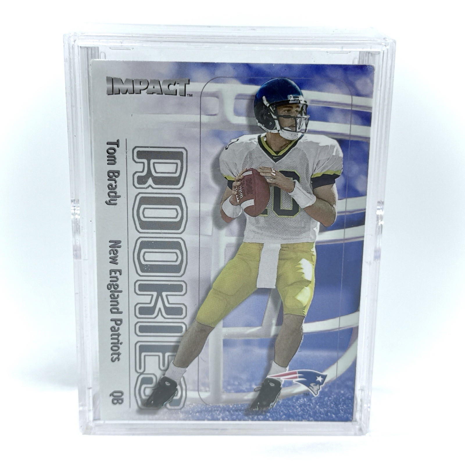 Tom Brady 2000 Skybox Impact #27 Rookie Card New England Patriots