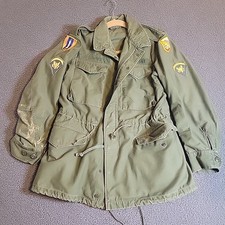 Vintage US Army OG-107 M65 Cold Weather Army Field Jacket Men Small M-65 FAIR