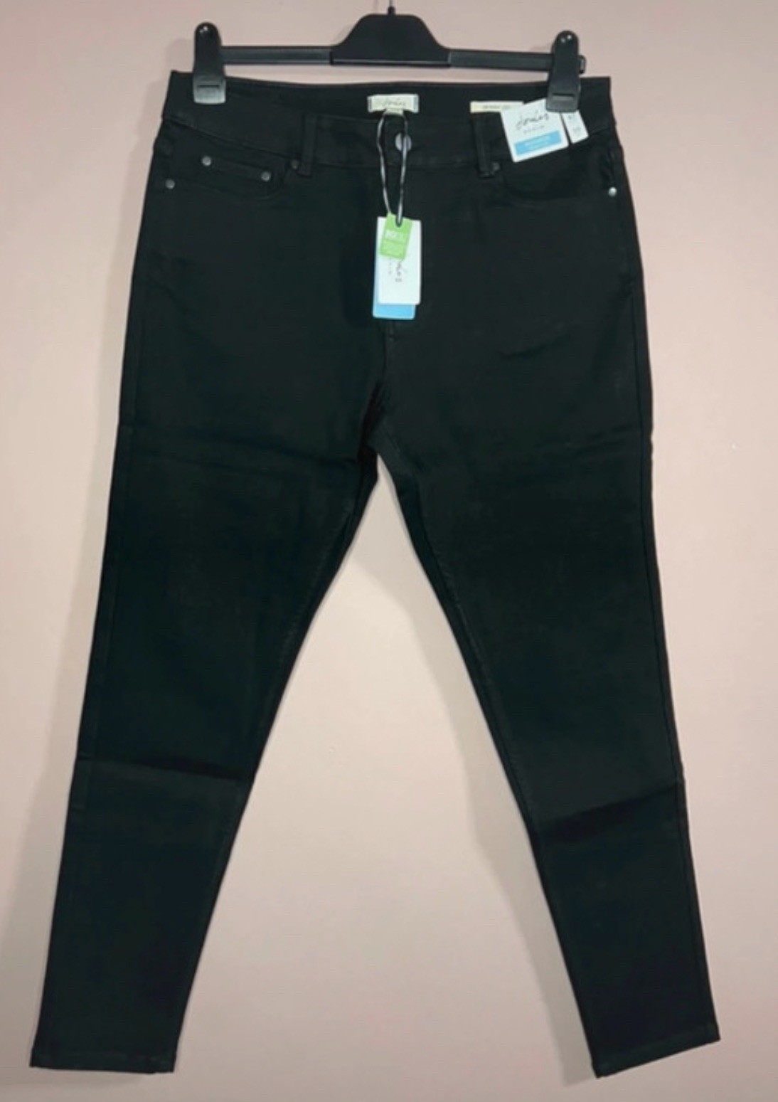 Joules   Monroe  Stretch Jeans - Black- size 14 UK