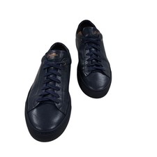 Good Man Brand Edge Navy Lo Top Sneaker Mono Nappa Leather Men's Size 9