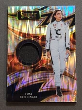 2025 Panini Select NASCAR Racing Sparks Relic #S-TBG Toni Breidinger Flash Prizm