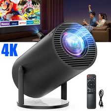 Projektor HY300 Pro 4K Android 11 Dual Wifi6 260Ansi Beamer 180° Drehung Tragbar
