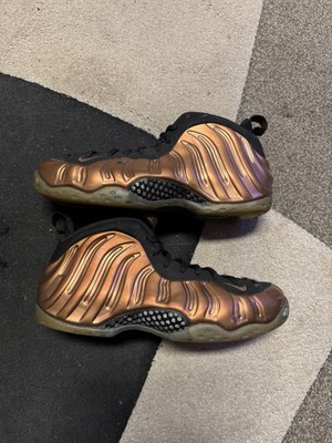 Nike Air Foamposite One Copper Gold Black Sneakers | 314996  display picture 1