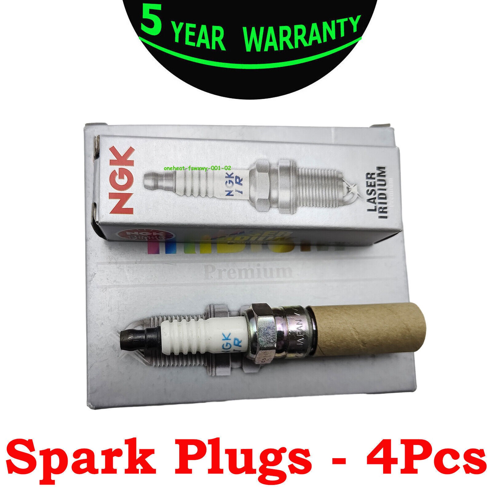 4 Pack Iridium Spark Plugs for 11-09 Ford Escape L4 2.5L - Part #3811