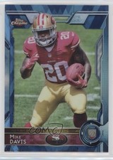 2015 Topps Chrome Rookies Hot Box Blue Diamond Refractor Mike Davis #139 3d7