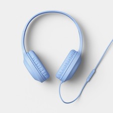 Wired On-Ear Headphones With Microphone - heyday Perl Blue