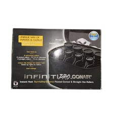 Conair InfinitiPro Instant Heat Tourmaline Ceramic Conical Straight Hot Rollers