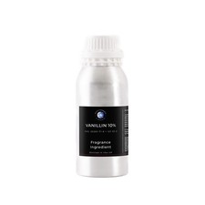 Mystic Moments Vanillin 10% Liquid Sweet Vanilla Perfume Ingredient - 1Kg