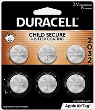 Duracell 2032 Battery 6 PACK CR2032 DL2032 Lithium Batteries - NEW - EXP 2032