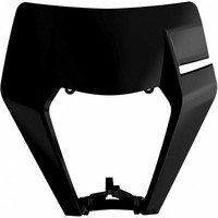 Lichtmaske Lampenmaske Headlight Passt An Ktm Exc 200 250 300 450 17-19 Schwarz
