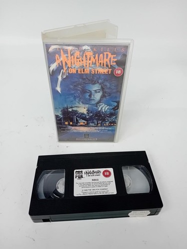 A Nightmare On Elm Street VHS Video Graham Humphreys Box Cover Art PAL 18+ TMK