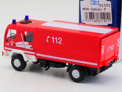 Rietze 61191 MAN Dekon P Feuerwehr Böblingen 1:87 wie NEU! OVP SG 1705-01-50 - Bild 2 von 4