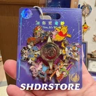Disney pin spinner shanghai disneyland 10th anniversary mickey pooh stitch judy
