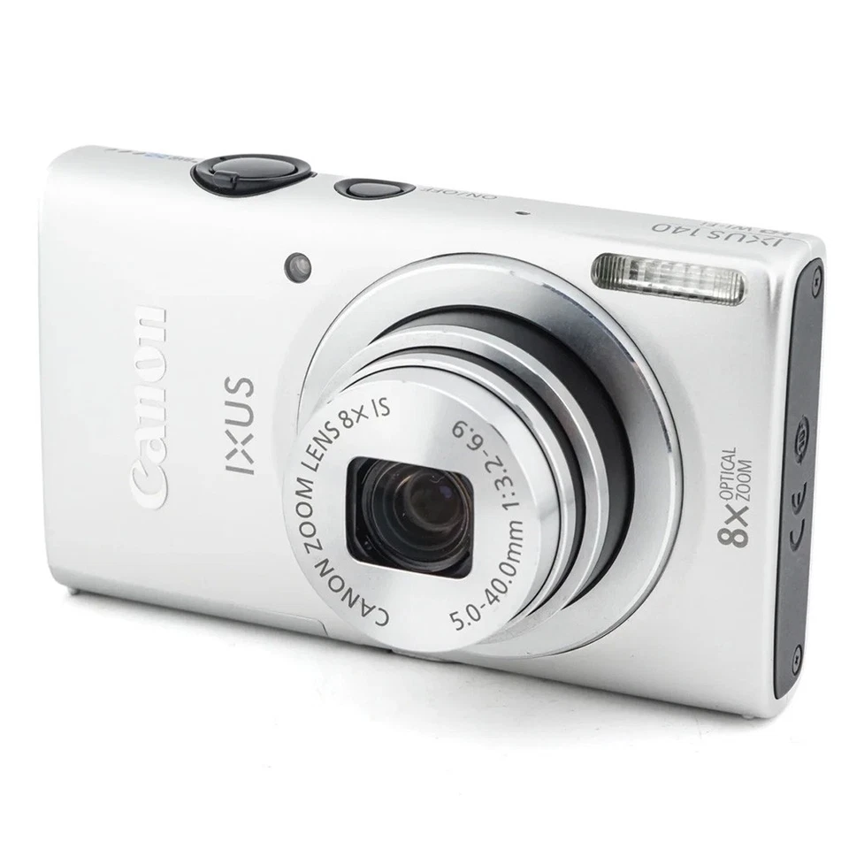 Canon PowerShot IXUS 140/ELPH 130 IS/IXY 110F 16MP Digital Camera Silver Wi-Fi - Image 2 of 4