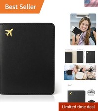 Sleek Minimalist Passport Cover with RFID Protection - Perfect Travel Essential