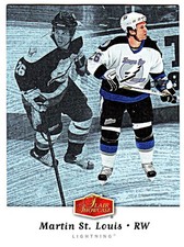 2006-07 FLAIR SHOWCASE #196 MARTIN ST. LOUIS Tampa Bay Lightning Hockey Card