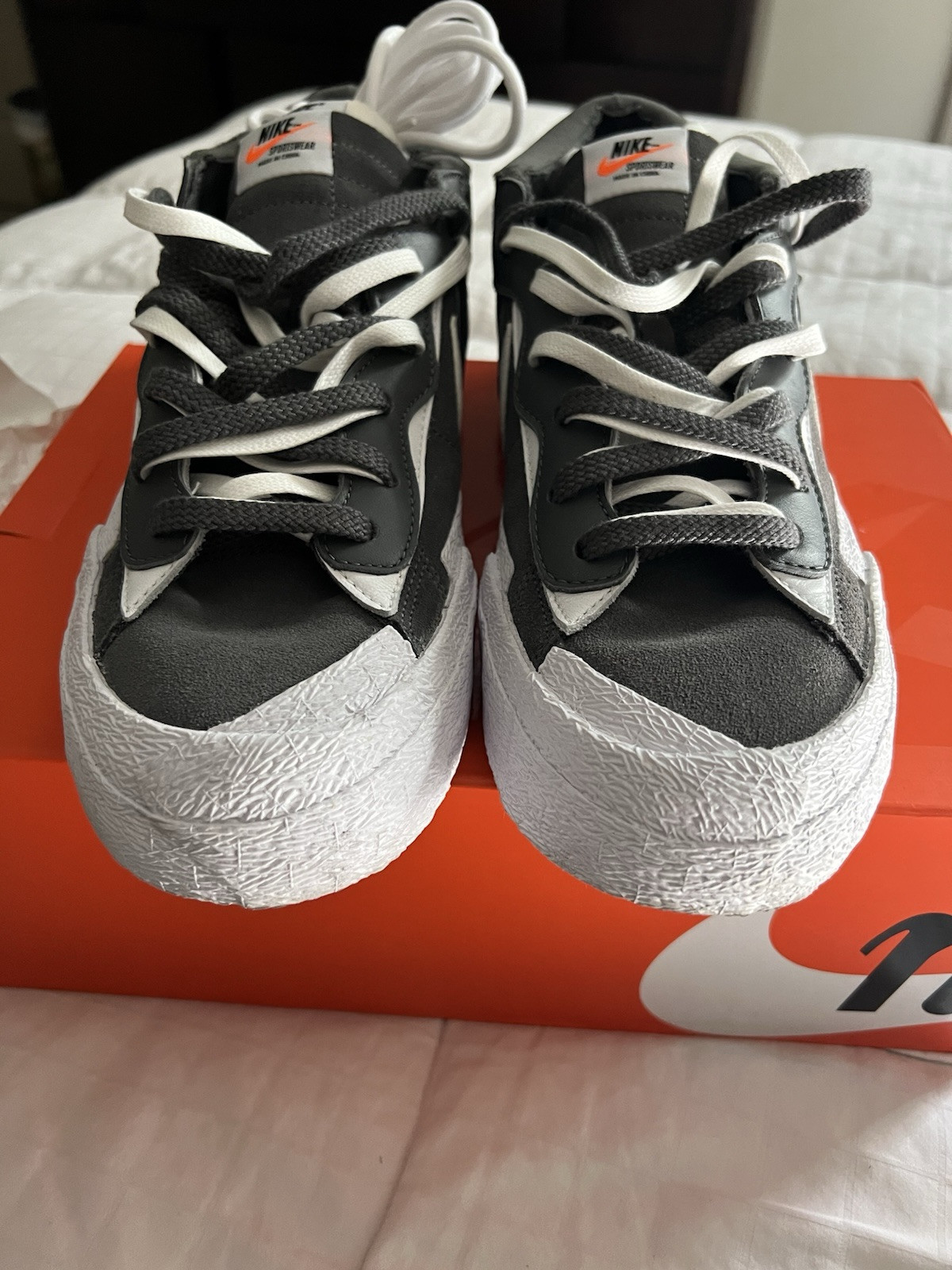 SACAI X NIKE Taglia 11 Blazer Nike sacai x grigio ferro basso