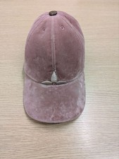 Louis Vuitton LV Touch Cap Baseball Cap Cotton Silk Rose Pink Italy M7790M Auth