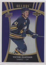 2019-20 Upper Deck Allure Rookies Purple Diamond 9/10 Victor Olofsson #129 0c3
