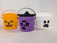 McDONALD'S 2022 Halloween Bucket Pail Classic Boo Buckets HAPPY MEAL TOYS SET