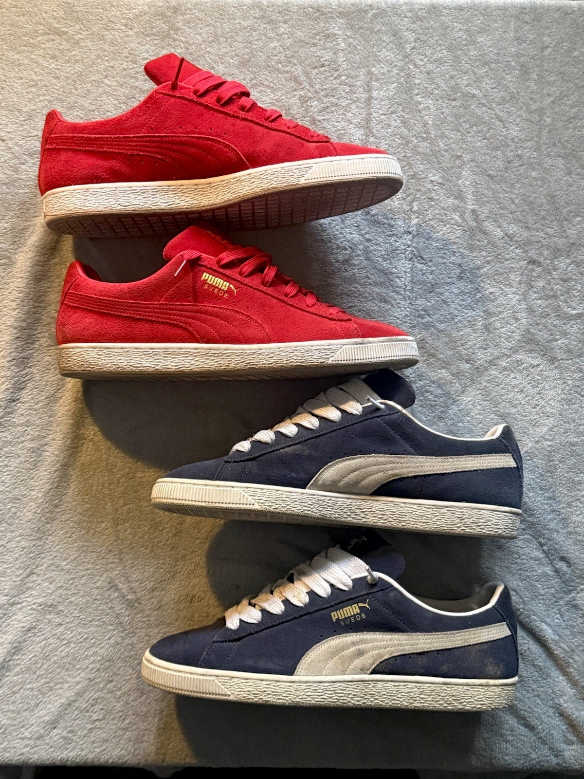 Size 13 - PUMA Suede Classic Red & Navy
