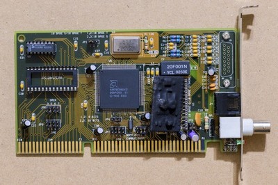 AMD AM79C960KC + TC3092A / 10 Mbit Ethernet ISA Controller / Novell NE-2100