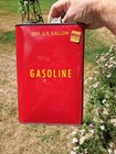 Vintage 1 Gallon Gasoline Can.  Metal. Clean.  — photo 1