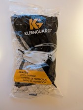 KLEENGUARD NEMESIS SAFETY GLASSES BLACK SMOKE MIRROR LENS GRAY SUNGLASSES 25688