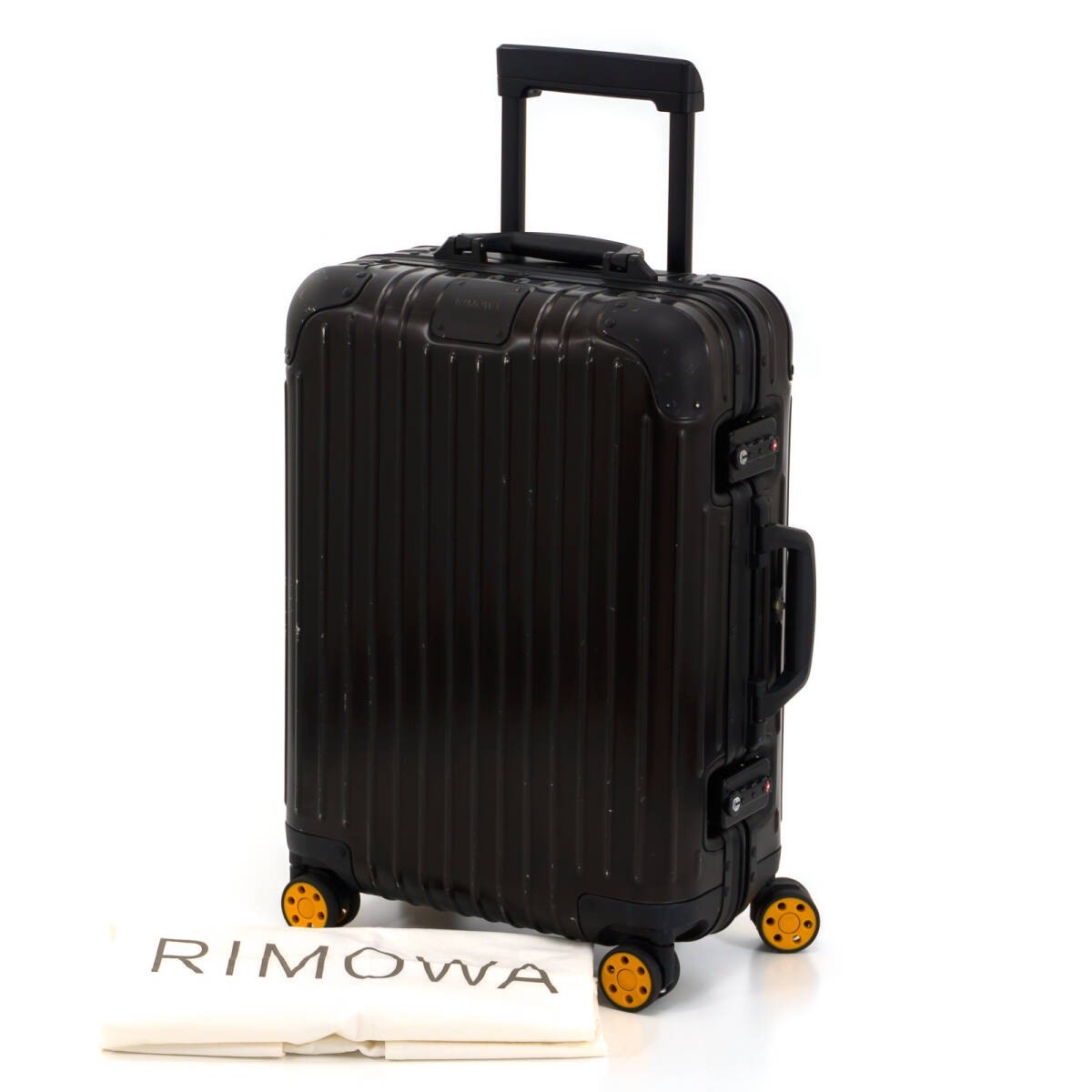 Rimowa ブラック 4輪 Rimowa Essential Sleeve Cabin Black 4 wheels Carry Case Suitcase