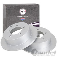 2X A.B.S. Bremsscheiben 262Mm Hinten Passend FüR Mitsubishi Lancer