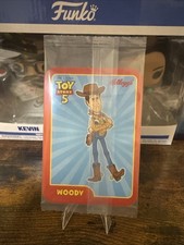 KELLOGG'S CEREAL Toy Story 5 WOODY BULLSEYE NEW Disney Pixar TRADING CARD Sealed
