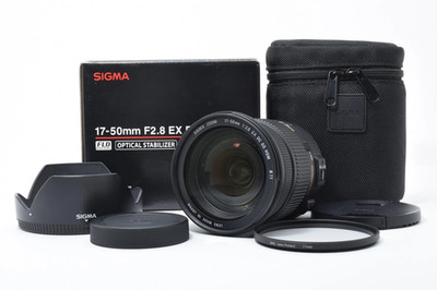 [Almost Unused in Box] Sigma AF 17-50mm f/2.8 EX DC OS HSM For Canon EF