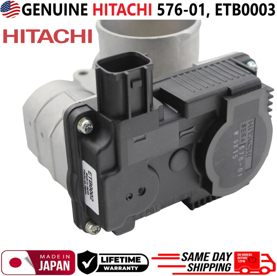 Cuerpo de acelerador GENUINO HITACHI para Nissan Altima Sentra X-Trail 2002-2006, 576-01 Foto 2 de 4