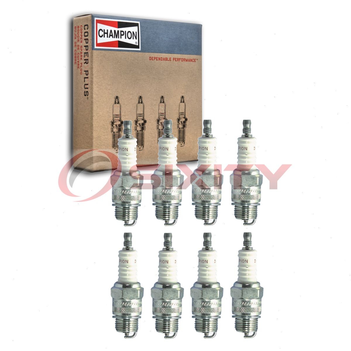 8 pc Champion Industrial 549 Spark Plugs for D18Y C86S 92231 82 2910 18-82 al